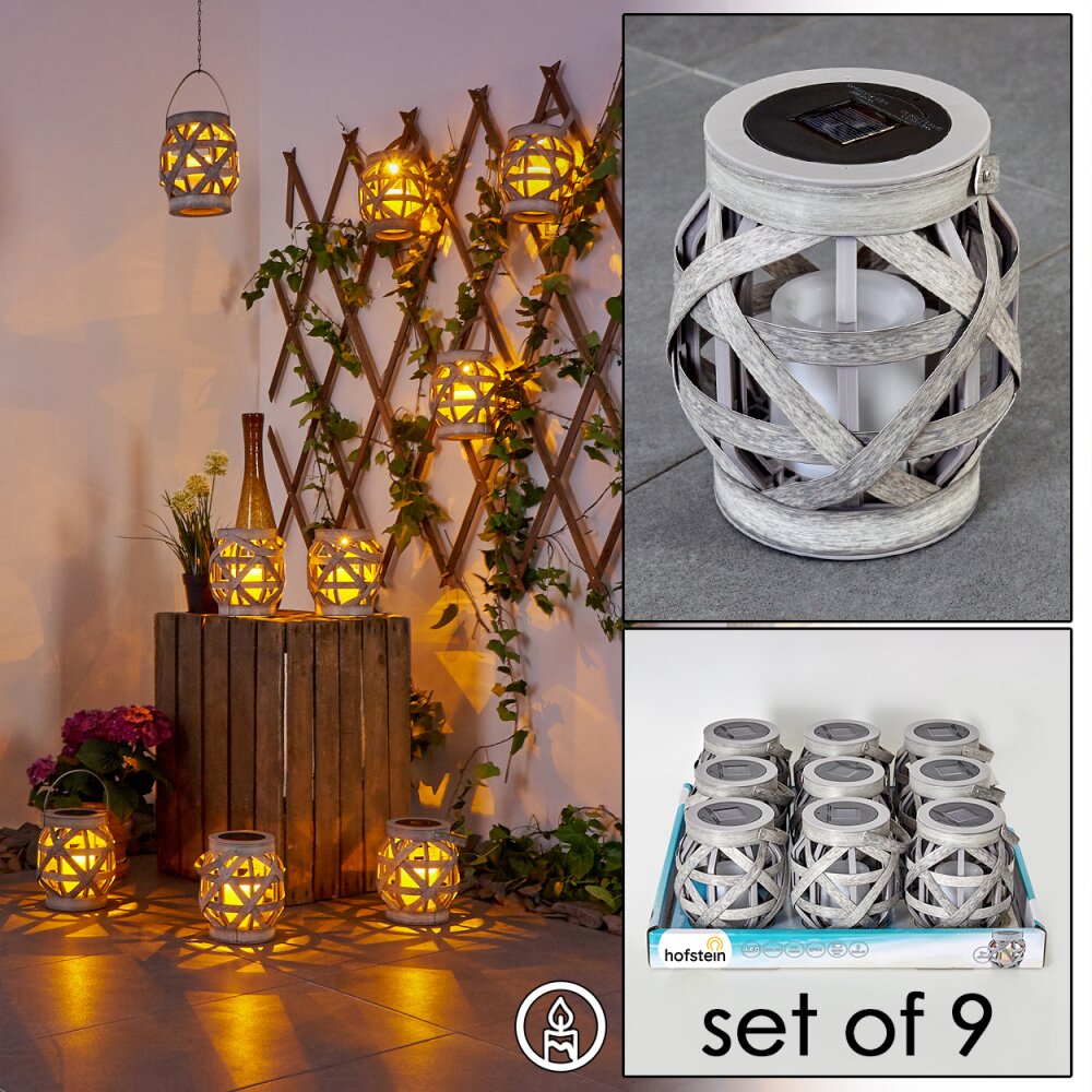 Roanoke dekorativ belysning, lykta, Bordslampa LED Grått, 1-ljuskällor main product photo