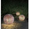 Globo Sun dekorativ belysning, kullampa, Solcellslampa LED Silver, 1-ljuskällor