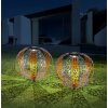Globo Sun dekorativ belysning, kullampa, Solcellslampa LED Silver, 1-ljuskällor