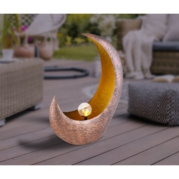 Globo Sun dekorativ belysning, Solcellslampa LED Mässing, 1-ljuskällor