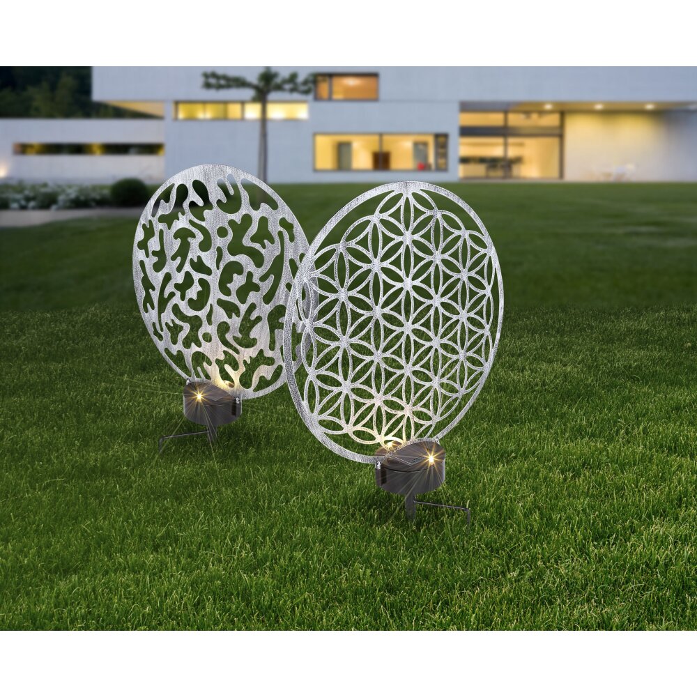 Globo Sun dekorativ belysning, kullampa LED Silver, 2-ljuskällor main product photo