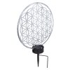 Globo Sun dekorativ belysning, kullampa LED Silver, 2-ljuskällor