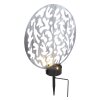 Globo Sun dekorativ belysning, kullampa, Solcellslampa LED Silver, 2-ljuskällor