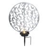 Globo Sun dekorativ belysning, kullampa, Solcellslampa LED Silver, 2-ljuskällor