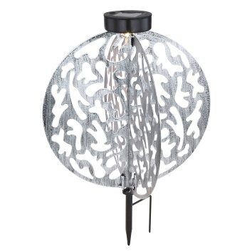 Globo Sun dekorativ belysning, kullampa LED Silver, 1-ljuskällor
