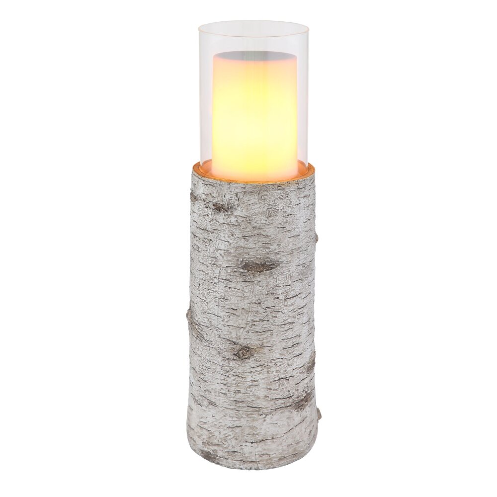 Globo Sun dekorativ belysning, gångvägslampa LED Trä ljus, 12-ljuskällor main product photo