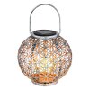 Globo Sun dekorativ belysning, lykta, Solcellslampa, Bordslampa LED Silver, 1-ljuskällor