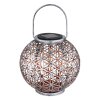 Globo Sun dekorativ belysning, lykta, Solcellslampa, Bordslampa LED Silver, 1-ljuskällor