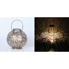 Globo Sun dekorativ belysning, lykta, Solcellslampa, Bordslampa LED Silver, 1-ljuskällor