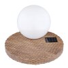 Globo Sun dekorativ belysning, kullampa, Solcellslampa, Bordslampa LED Grått, 1-ljuskällor