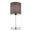 Globo SANNA Bordslampa Nickel matt, 1-ljuskällor
