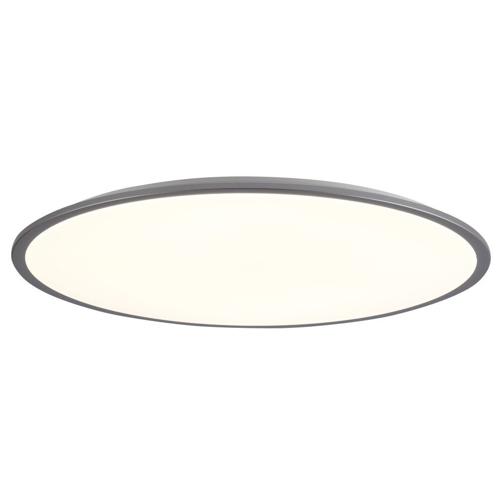 Brilliant Jamil Taklampa, Panel LED Silver, 1-ljuskällor, Fjärrkontroll main product photo