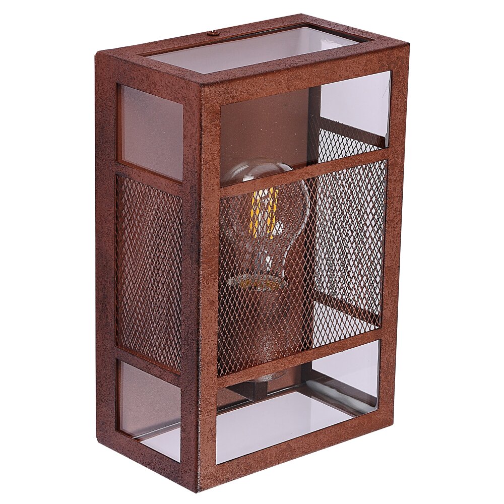 Brilliant Getta vägglampa utomhus Brun, 1-ljuskällor main product photo