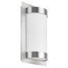 LCD 060 vägglampa utomhus Rostfritt stål, 1-ljuskällor