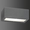 LCD 1500 vägglampa utomhus Svart, 1-ljuskällor