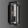 LCD 5070 vägglampa utomhus Svart, 1-ljuskällor