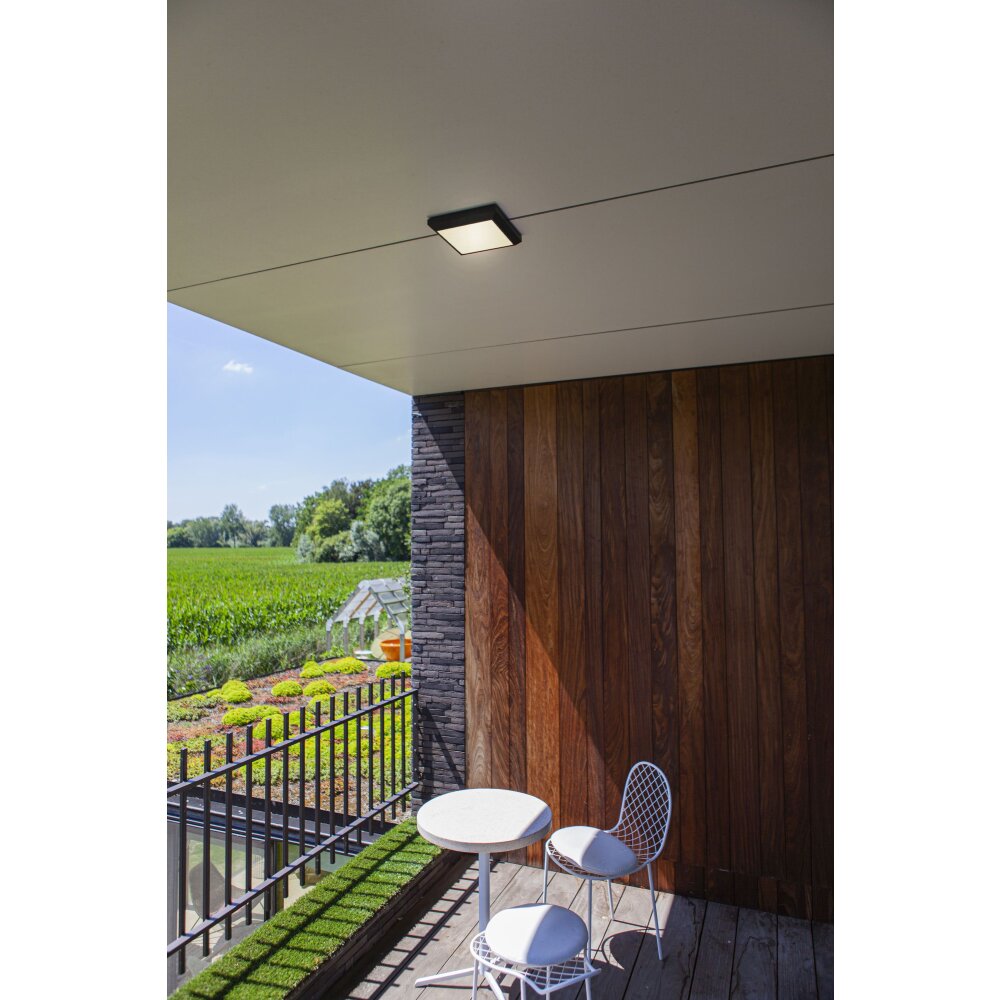 Lutec Lampor Helena Taklampa för utomhusbruk, vägglampa utomhus LED Antracit, 1-ljuskällor main product photo