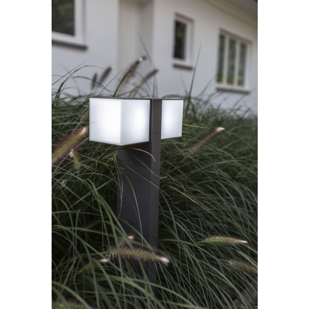 Lutec Lampor Cuba gångvägslampa LED Antracit, 2-ljuskällor main product photo