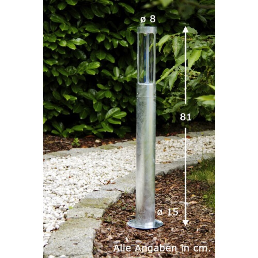 Nordlux HELIX Golvlampa Rostfritt stål, Galvaniserad, 1-ljuskällor main product photo