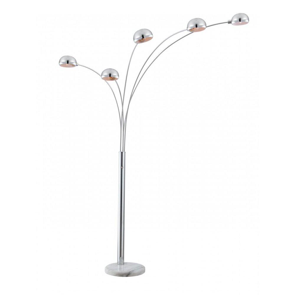 Globo SEYMOUR Golvlampa Krom, 5-ljuskällor main product photo