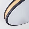 Kirtland Taklampa, Panel LED Guld, Svart, 1-ljuskällor