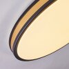 Kirtland Taklampa, Panel LED Guld, Svart, 1-ljuskällor