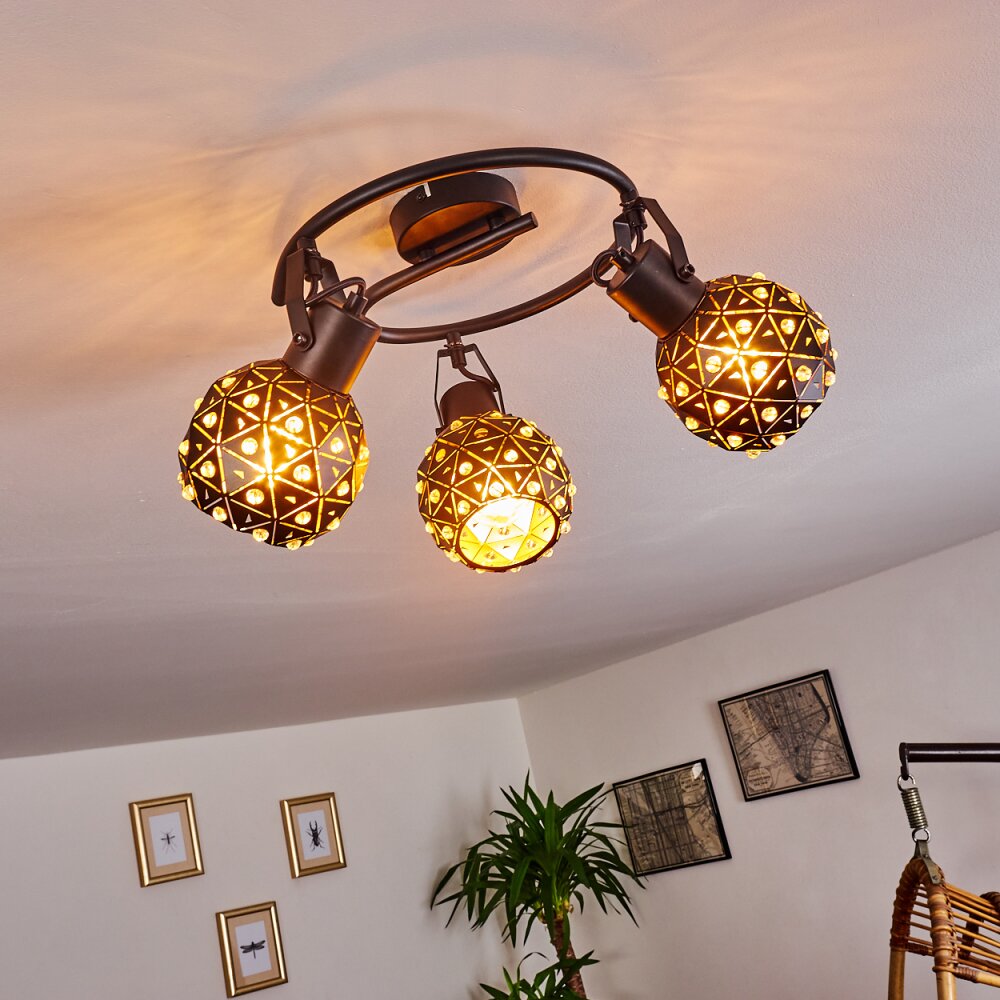 Sunasau Taklampa, Takstrålkastare Svart, 3-ljuskällor main product photo