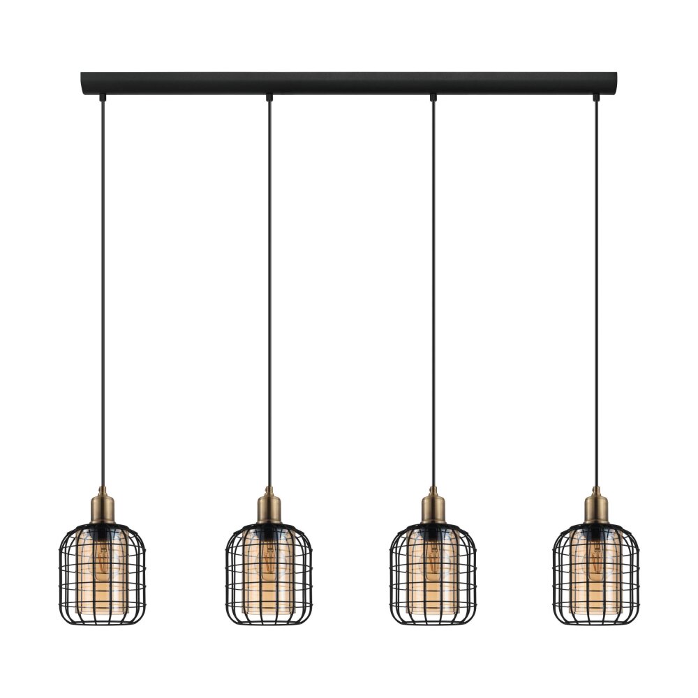 Eglo Lampor CHISLE Pendellampa bronsfärgad, Svart, 4-ljuskällor main product photo