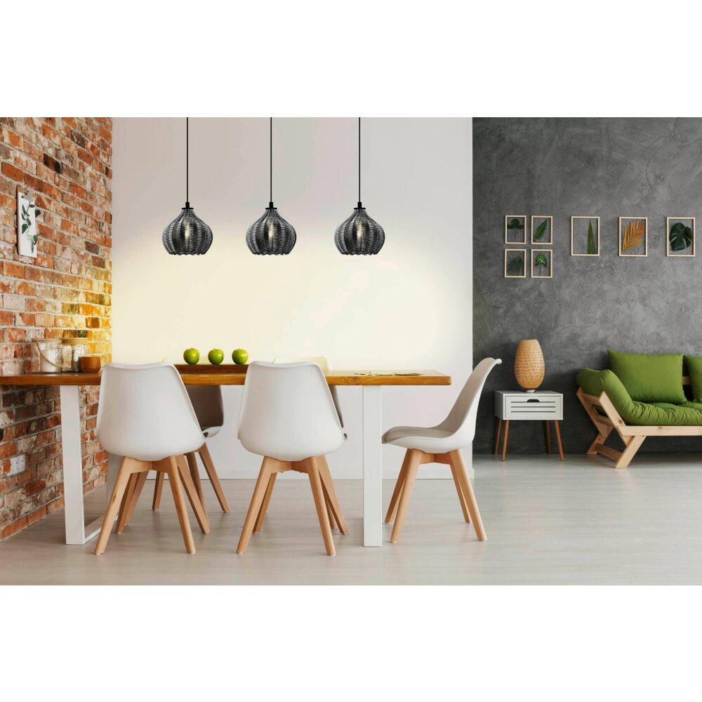 Eglo TAMALLAT Pendellampa Svart, 3-ljuskällor main product photo