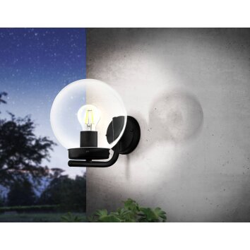 Eglo Lampor TAVERNA vägglampa utomhus Svart, 1-ljuskällor
