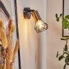 Baripada Vägglampa Mässing, Svart, 1-ljuskällor