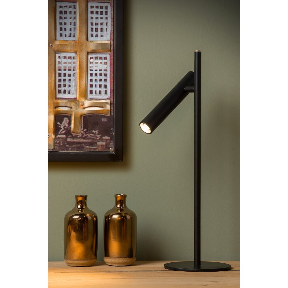 Lucide PHILON Bordslampa LED Svart, 1-ljuskällor main product photo