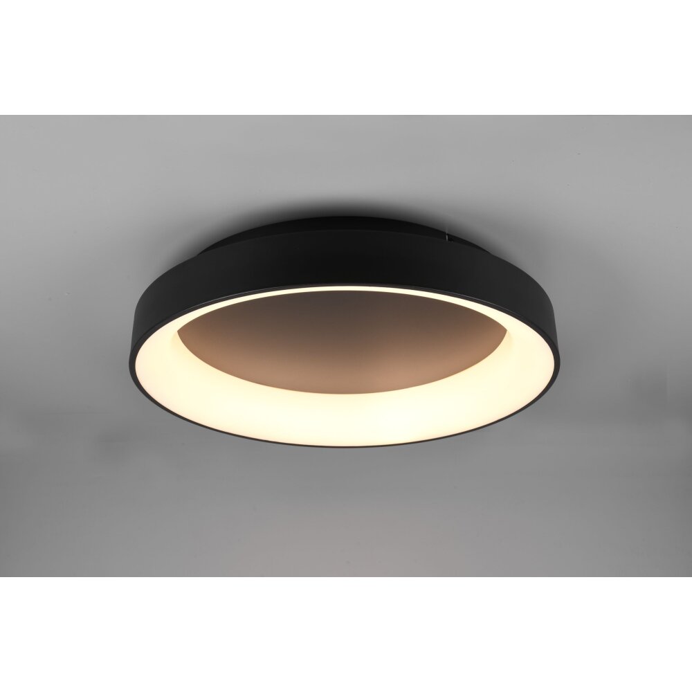 Trio Girona Taklampa LED Svart, 1-ljuskällor, Fjärrkontroll main product photo