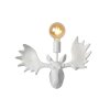 Lucide MOOSE Vägglampa Vit, 1-ljuskällor