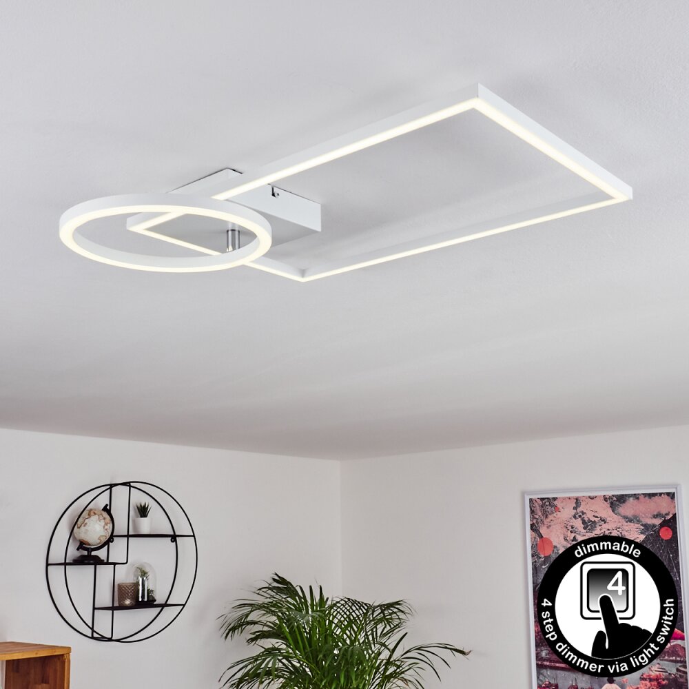 Moya Taklampa LED Vit, 1-ljuskällor main product photo
