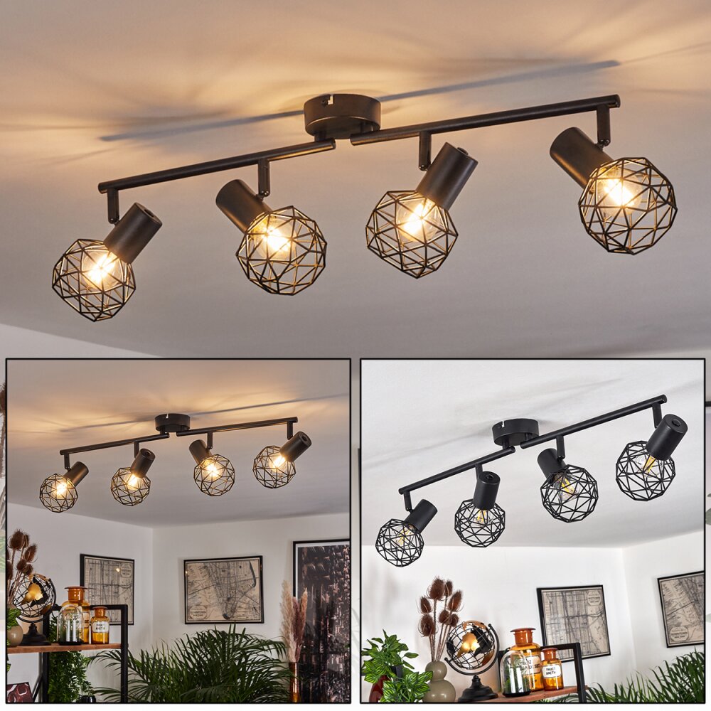 Palmira Taklampa, Takstrålkastare Svart, 4-ljuskällor main product photo