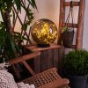 Pollenca dekorativ belysning, Solcellslampa, Bordslampa LED Svart, 50-ljuskällor