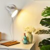 Ambousi Vägglampa, Läslampa Krom, Vit, 1-ljuskällor