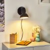 Ambousi Vägglampa, Läslampa Krom, Svart, 1-ljuskällor