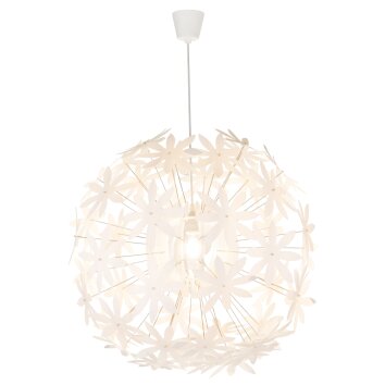 Globo STELLA Pendellampa Vit, 1-ljuskällor
