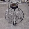 Mésan Solcellslampa LED Svart, Silver, 1-ljuskällor
