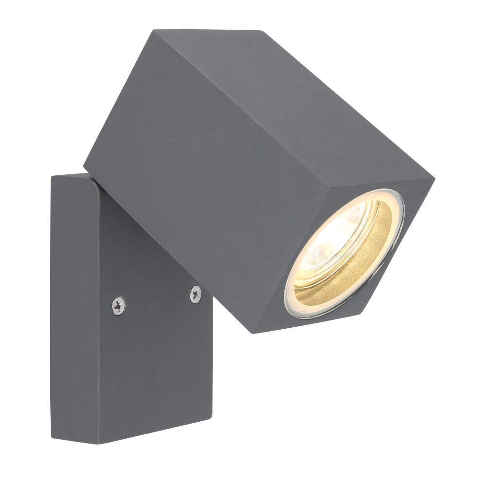 Globo VERONIKA vägglampa utomhus Antracit, 1-ljuskällor main product photo