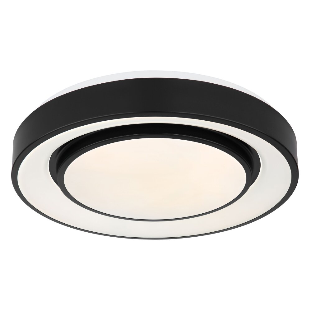 Globo SULLY Taklampa LED Svart, 1-ljuskällor, Fjärrkontroll, Färgväxlare main product photo