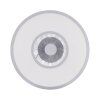 Leuchten Direkt FLAT-AIR Takfläkt med belysning LED Silver, 1-ljuskällor, Fjärrkontroll