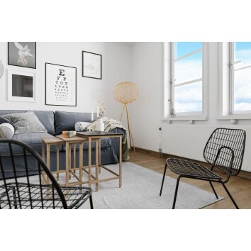 By Rydens Hayden Golvlampa, Golvlampa LED Guld, 1-ljuskällor