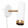 By Rydens Pulse Vägglampa Guld, Vit, 1-ljuskällor