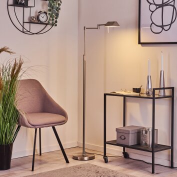 Norrlida Golvlampa, Golvlampa LED Nickel matt, 1-ljuskällor