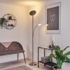 Wonsbek Golvlampa, strålkastare, Golvlampa LED Nickel matt, 2-ljuskällor