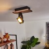 Giresta Taklampa, Takstrålkastare LED Brun, Svart, 1-ljuskällor