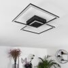 Thara Taklampa LED Svart, 1-ljuskällor, Fjärrkontroll